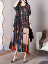 A-Linien-Kleid mit Rundhalsausschnitt „Let Her Go“